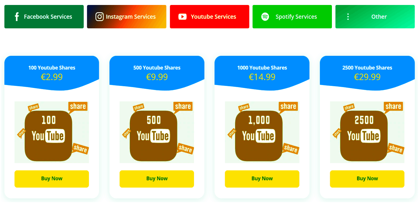 Buy youtube shares | Purchasing YouTube Real Shares can help your YouTube video to get more perspectives and genuine commitment, and at the most reasonable costs, Instant Famous conveys genuine YouTube shares